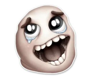 😅 8a581d67 울음, 슬픔, 이모티콘, 얼굴 telegram sticker