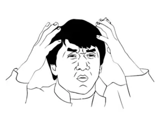 ® 615a67f4 Jackie Chan джеки чан, мем, в замешательстве, думающий, актер, знаменитость, азиат telegram sticker