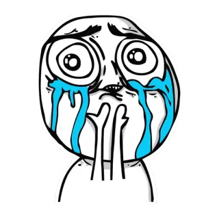 😱 2893797e Meme, weinen, emotional, Internet, Rage Face telegram sticker