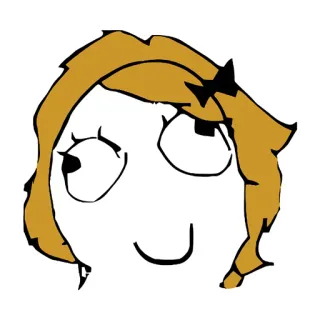 😊 c52468ef Meme, Trollface, Internet Meme, Cartoon, Lustig telegram sticker