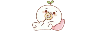 🍭 0781a2e8 милый, каваий, леденец, росток, персонаж whatsapp sticker
