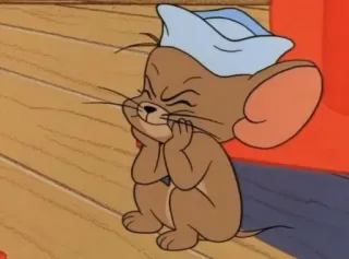 😒 5d0c5066 Jerry Mouse Tom and Jerry Мультфильм, Мышь, Милый, Смешной, Анимация, Персонаж, Джерри, Том и Джерри whatsapp sticker