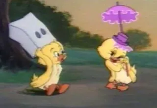 🐣 ce3e81b3 Мультфильм, Утка, Милый, Смешной, Животное whatsapp sticker