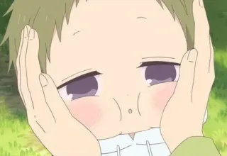 😊 fbea83a6 Аниме, Милый, Ребенок, Мультфильм, Глаза, Персонаж whatsapp sticker