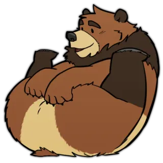 🍒 1f16e1b4 beruang, kartun, binatang, imut telegram sticker