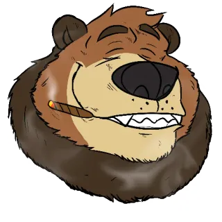 Rai Bear telegram stickers