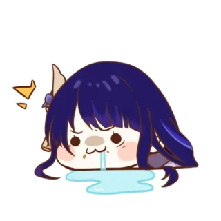 ⚡️ 87da5339 Raiden Shogun Genshin Impact Anime, Game, Genshin Impact, Raiden Shogun, Dễ thương, Sticker telegram sticker