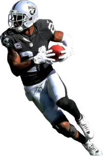 🐐 4f17b81c sepak bola, olahraga, pemain, atlet, nfl, raiders telegram sticker