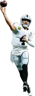 🙏 62a0ce48 Derek Carr Sepak bola Amerika, NFL, Quarterback, Olahraga, Oakland Raiders, Las Vegas Raiders telegram sticker