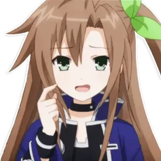 🤔 4044de44 Vert Hyperdimension Neptunia Аниме, Манга, Видеоигра, Мультфильм, Персонаж, Hyperdimension Neptunia, Верт telegram sticker
