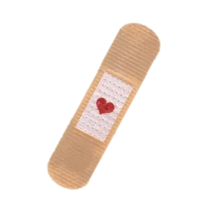 📌 c0915e85 plester, hati, perban, medis, penyembuhan telegram sticker