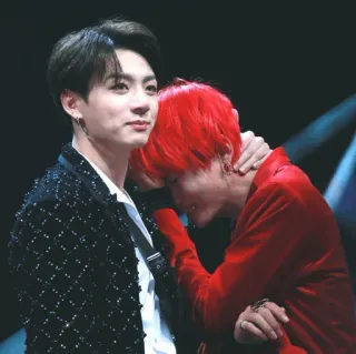 😭 7ebe2ef0 kpop, bts, jungkook, taehyung, v, 友谊 whatsapp sticker