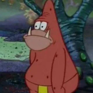 🌟 614d7b40 Patrick Star Spongebob Squarepants cartoon, character, caveman, spongebob, patrick star telegram sticker