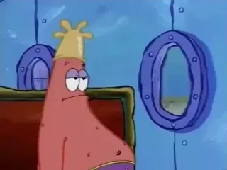 🌟 efe2184e Patrick Star SpongeBob SquarePants patrick star, spongebob squarepants, cartoon, nickelodeon, king, mood telegram sticker