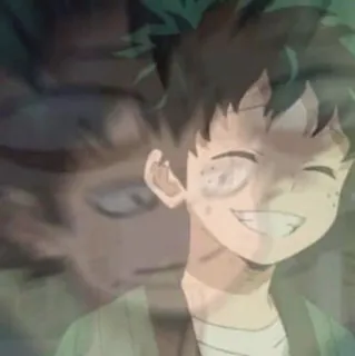 🖕 3ab0c42d Izuku Midoriya My Hero Academia anime, manga, my hero academia, izuku midoriya, deku, cartoon telegram sticker