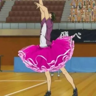 🖕 e70c45d0 volleyball, tutu, dance, sport, athlete, funny telegram sticker