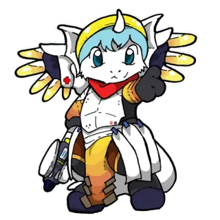 🎮 a4fab94a dibujos animados, personaje, animal, dibujo, clipart whatsapp sticker