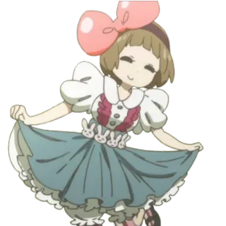 ☺️ 08a639b8 cartoon, anime, sticker, character, cute, girl telegram sticker