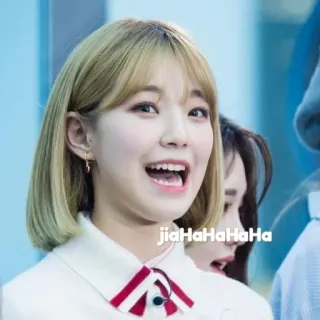 🗾 20137ef0 jiaHAHAHAHAHa 인물 사진, 미소, 여자, 사람, 웃음, 행복 telegram sticker