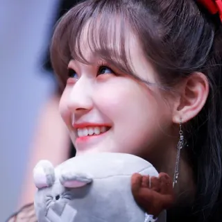 🗾 a69be1e7 인물사진, 미소, 귀여운, 여자, 아시아인, 소녀, 쾌활한 telegram sticker