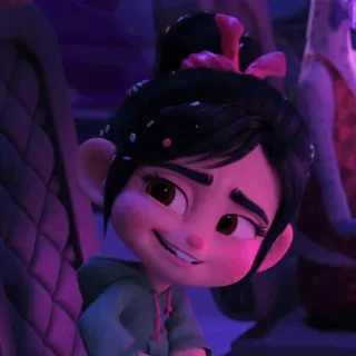 🥨 426ca613 Vanellope von Schweetz Wreck-It Ralph cartoni animati, Disney, Vanellope, Ralph Spaccatutto, personaggio telegram sticker
