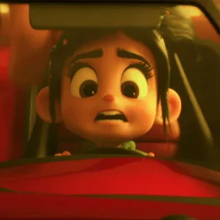 🥨 50bc2b88 Vanellope Wreck-It Ralph cartone animato, Disney, Vanellope von Schweetz, Ralph Spaccatutto, personaggio telegram sticker