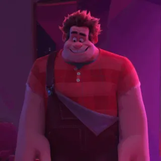 🥨 be617800 Wreck-It Ralph Cartone animato, Personaggio, Film, Animazione, Ralph Spaccatutto, Disney telegram sticker