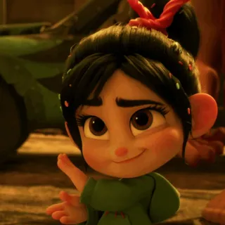 🥨 d4351afa Vanellope von Schweetz Wreck-It Ralph cartoni animati, Disney, Vanellope, Ralph Spaccatutto, animato, personaggio telegram sticker