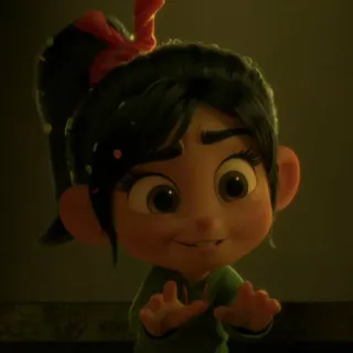 🥨 da132f55 Vanellope Wreck-It Ralph cartone animato, Disney, Vanellope, Ralph Spaccatutto, animazione, personaggio telegram sticker