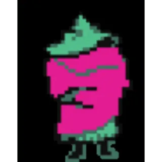🧣 06d3777a Ralsei Deltarune jeu vidéo, rpg, pixel art, mignon, chapeau, deltarune telegram sticker