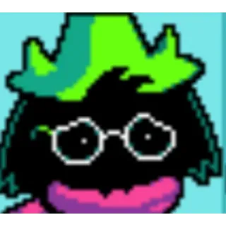 😢 c2c44194 Ralsei Deltarune RPG, Personnage, Jeu vidéo, Chèvre, Deltarune telegram sticker