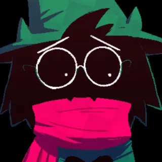😟 df86e0de Ralsei Deltarune RPG, Personnage, Jeu vidéo, Deltarune, Magicien telegram sticker