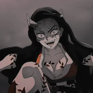 🌿 edb04078 Nezuko Kamado Demon Slayer Anime, Demonio, Nezuko, Kamado, Kimetsu no Yaiba, personaje ficticio telegram sticker