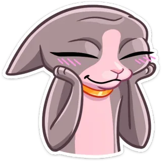 😊 59c67399 kreskówka, zwierzę, uroczy, szczęśliwy, naklejka, kot, animowany whatsapp sticker