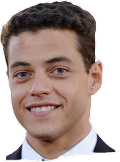 😁 4d629dbe Rami Malek นักแสดง, คนดัง, รามี มาเลก, Mr. Robot, Bohemian Rhapsody telegram sticker