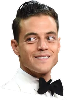 😼 7c76a661 Rami Malek รามี มาเลก, นักแสดง, คนดัง, ภาพเหมือน telegram sticker