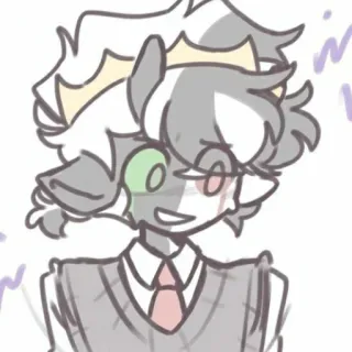 😣 1072cd78 Ranboo Ranboo, Minecraft, ファンアート, キャラクター, かわいい, 漫画 telegram sticker