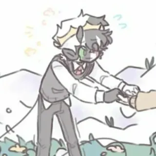 😨 193dcac2 Ranboo ranboo, minecraft, 配信者, ファンアート telegram sticker