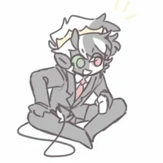 😊 57dba82f Ranboo Ranboo, マインクラフト, ビデオゲーム, ストリーマー, キャラクター, ファンアート telegram sticker