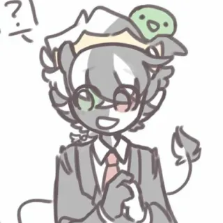 ❓ 7bbaed53 Ranboo ranboo, minecraft, dream smp, エンダーマン, ハチ, ファンアート telegram sticker