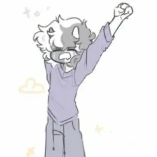 💤 8ace7001 漫画, キャラクター, 眠い, あくび, かわいい, アニメ, イラスト telegram sticker