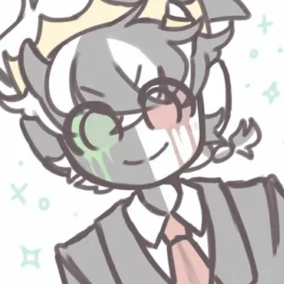 🙂 d5ad1366 Ranboo ranboo, minecraft, dream smp, 漫画 telegram sticker