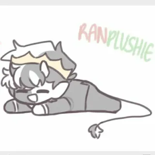 ⚪️ d93af97d RANPLUSHIE telegram sticker