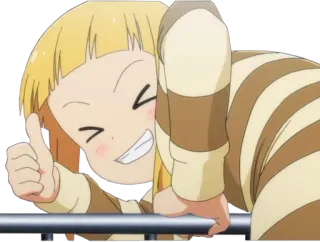 😁 15e3594c Anime, Jempol ke atas, Kartun, Karakter whatsapp sticker