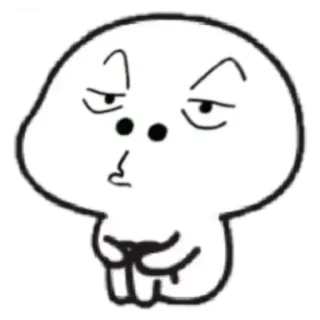 🤙 0e1a9095 Dibujo animado, Personaje, Pegatina, Expresión, Divertido telegram sticker
