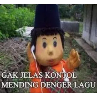 🤙 552ded39 GAK JELAS KONTOL
MENDING DENGER LAGU indonesio, texto, humor telegram sticker