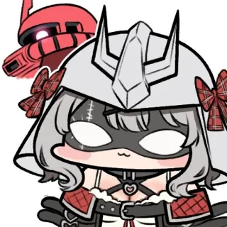 😌 f70f4682 Anime, Cartoon, Figur, Sticker, Helm, Roboter whatsapp sticker