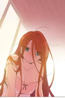 ❇️ 04ec0e70 woman, girl, anime, illustration, manga, red hair telegram sticker