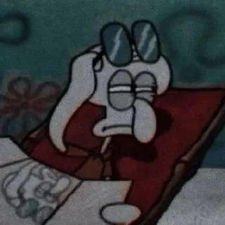 🤑 87bf6601 Squidward Spongebob Squarepants Dessin animé, Carlo Tentacule, Bob l'éponge, Bob l'éponge Carré, Personnage telegram sticker