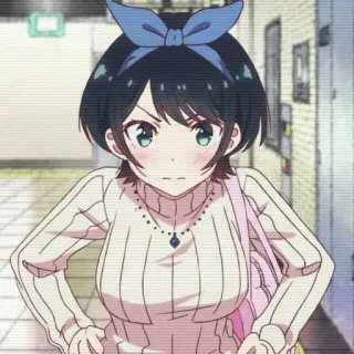 😠 645b910a Ruka Sarashina Rent-A-Girlfriend Ragazza anime, Carina, Ruka, Rent-A-Girlfriend, Personaggio, Maglione telegram sticker